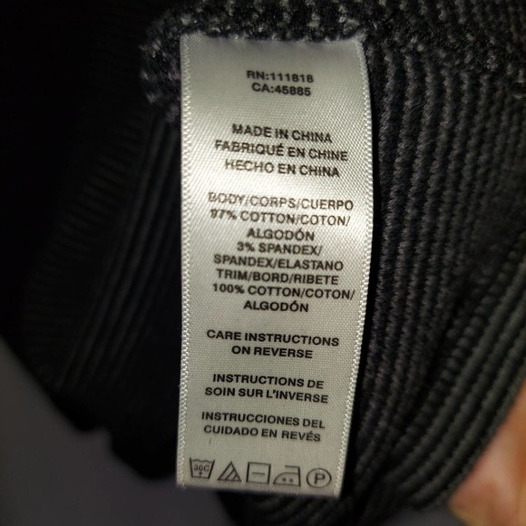 MICHAEL Kors Black Striped Collared Snap Front Long Sleeve Shirt, XL - Picture 3 of 7